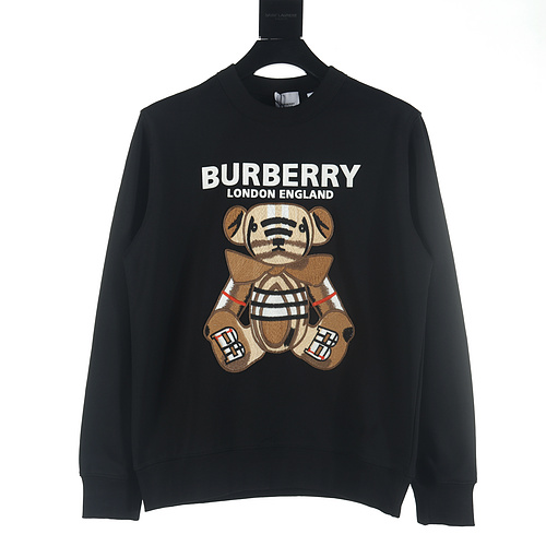 Burberry BBR embroidered teddy bear round neck sweatshirt