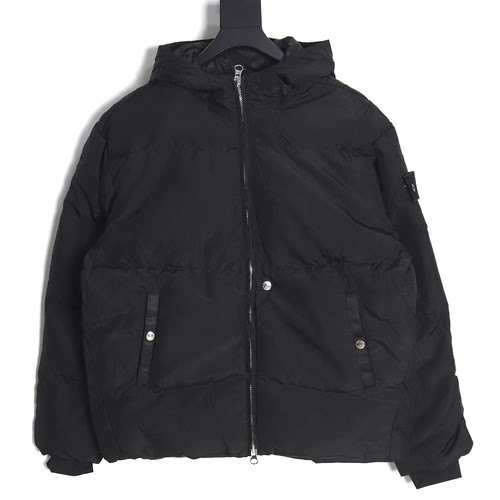 Piumino ST Stone Island nero serie Phantom Shadow