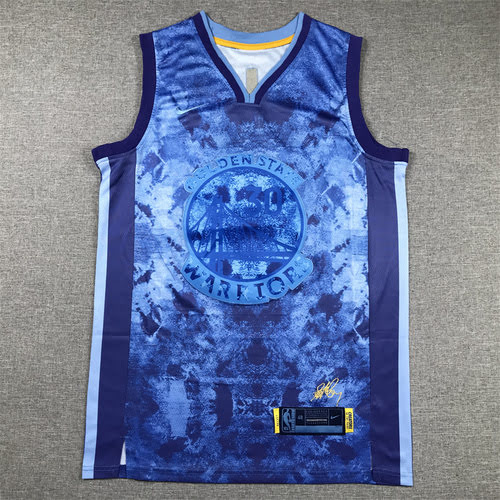 Maglia Warriors No 30 Curry Transfer Purple 2223 Season MVP Edition