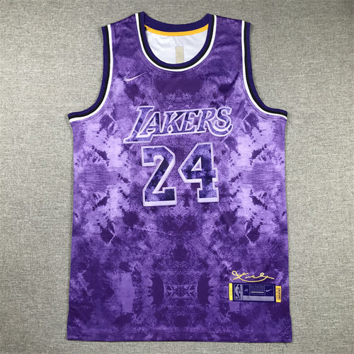 Maglia Lakers n. 24 Kobe Bryant Transfer Purple 2223 Season MVP Edition