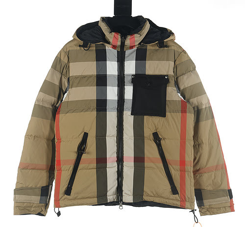 Burberry BBR 21Fw large plaid reversible down jacket