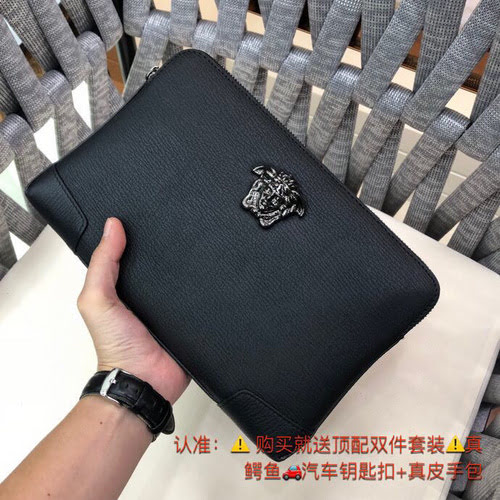 La pochette da uomo FanSizhe è realizzata in pelle bovina originale importata, borsa regalo di alta 