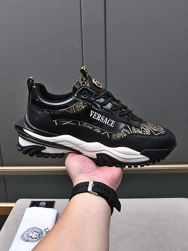 Scarpe uomo Versace Codice 1127B60 Taglia 3844 45 personalizzate