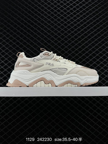 Fila hill shoes thick-soled shoes women's shoes retro sports shoes 223 spring new outdoor casual dad