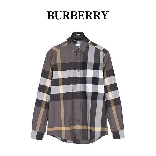 BBRCamicia classica a quadri larghi di Burberry