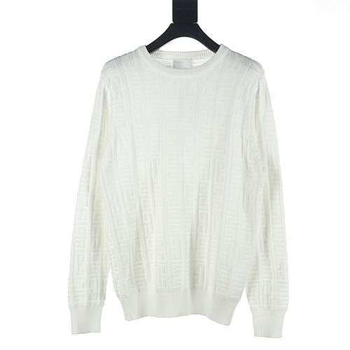 Maglione girocollo in maglia GVC allover 4G di Givenchy