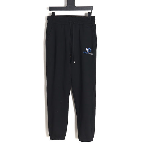 Pantaloni BLCG Balenciaga 23FW color block doppia B ricamati