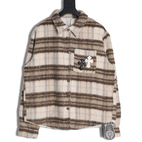 Camicia in peluche scozzese di flanella CH Crow Heart