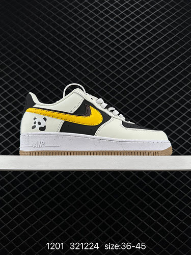 2 Nike Air Force Low Air Force 1 sneakers sportive casual versatili basse La combinazione di morbide