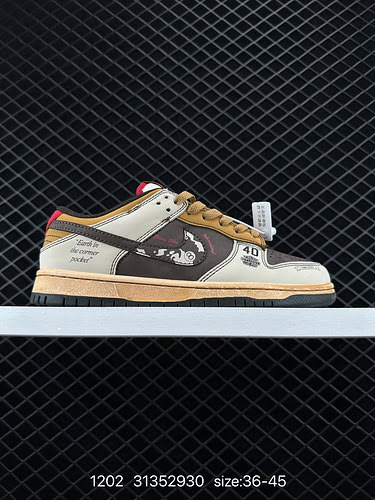 Scarpe da skateboard sportive casual Nike SB Dunk Low serie retrò lowtop. Il cuscino Zoom Air è morb