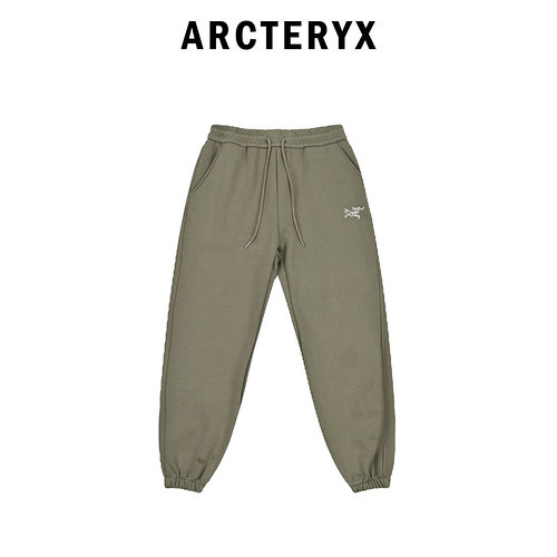 Arcteryx Pantaloni della tuta Archteryx classici antivento con etichetta piccola e leggings in pile