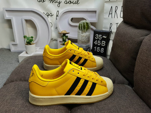 158DAdidas trifoglio Originals Superstar punta a conchiglia classico allmatch scarpe da ginnastica s