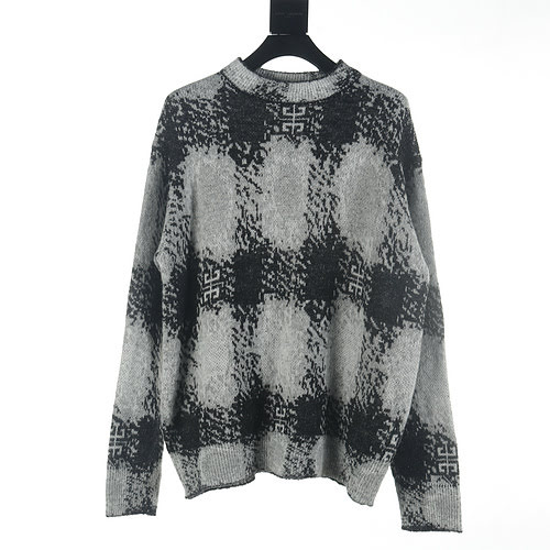 Maglione girocollo in mohair scozzese GVC 23FW di Givenchy