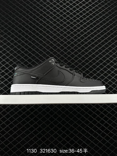 Civilist x Nike SB Dunk Low quotThermal Imaging Chameleonquot L'intera tomaia è realizzata in nero e