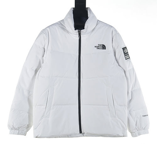 Piumino North Face TNF 23Fw con logo tinta unita