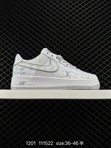 Autentiche scarpe da ginnastica sportive casual versatili Nike Air Force Low Air Force 1 basse La co