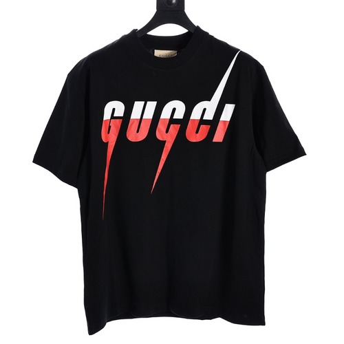 Tshirt a maniche corte con stampa GUCCI Blade Lightning