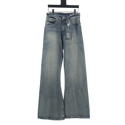 Pantaloni in denim a zampa larga Margiela MM6 23FW