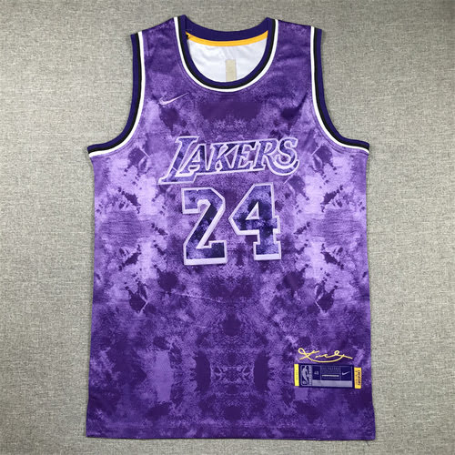Lakers 24 Kobe Bryant select Edition Floral Purple Basketball Jersey