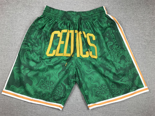 Pocket Edition Celtics Green Year of the Tiger Limited Edition Basketball Pants