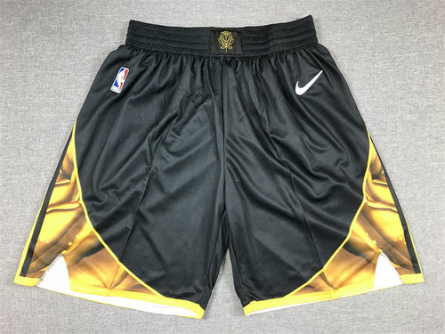 23rd Season Warriors Black City Edition Matching Basketball Pants