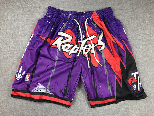 Raptors swingman purple basketball pants Justin juston pocket version