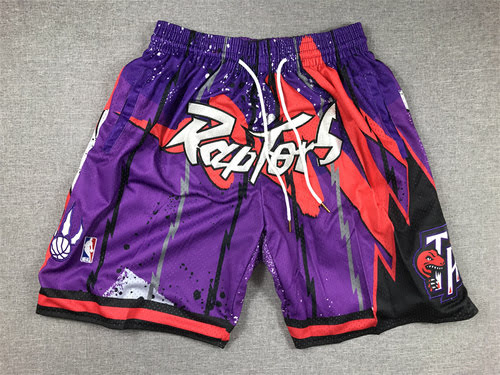 Pantaloni da basket viola Swingman dei Raptors Justin versione tascabile