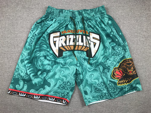 Pocket Version Grizzly Green Year of the Tiger Limited Edition Basketball Pants