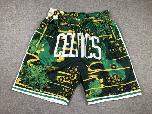 Celtics Year of the Rabbit Basketball Pants Juston Pocket Edition