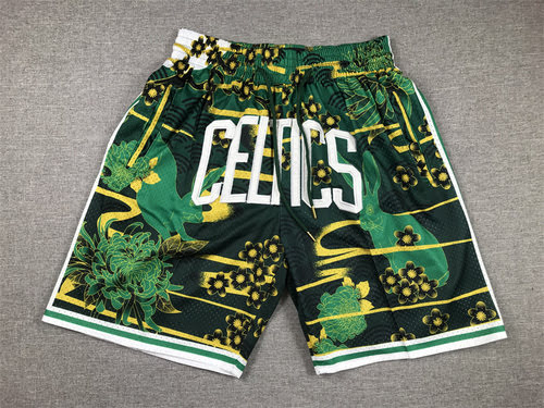 Pantaloni da basket Anno del Coniglio dei Celtics Juston Pocket Edition