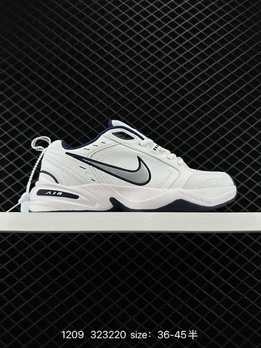 NK Air Monarch IV M2K Tekno è una scarpa da papà alla moda retrò La tomaia è realizzata in pelle di 