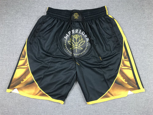 Pantaloni con tasca Pantaloni da basket della 23a stagione Warriors Black City Edition