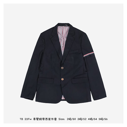 Blazer con nastro a una manica TB 23Fw