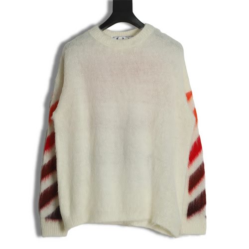 Maglione in mohair OFF WHITE OW