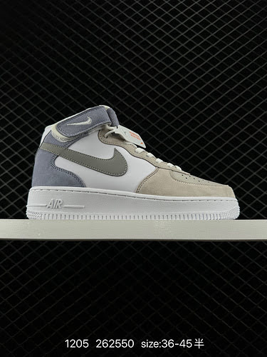 2 Nike Air Force Mid 7 Air Force One scarpe da ginnastica casual midtop Taglia 36 36 37 38 38 39 4 4