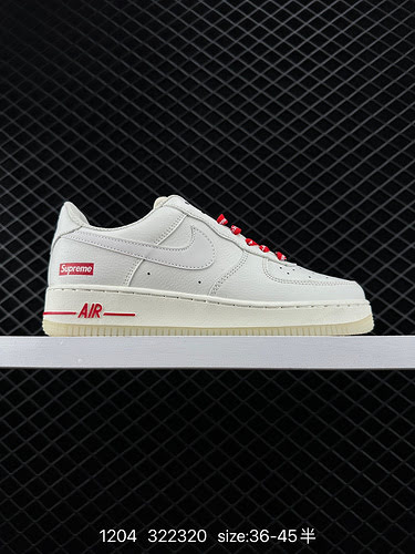 Autentiche scarpe da ginnastica sportive casual versatili Nike Air Force Low Air Force 1 basse La co