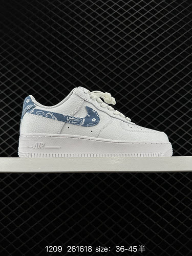 9 Nike Air Force quot7 Low Air Force One Denim Cashew Flower Classic Scarpe sportive casual versatil