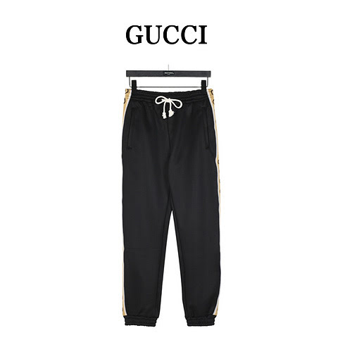 GcciGucci pantaloni classici da tuta con doppia G riflettente laterale