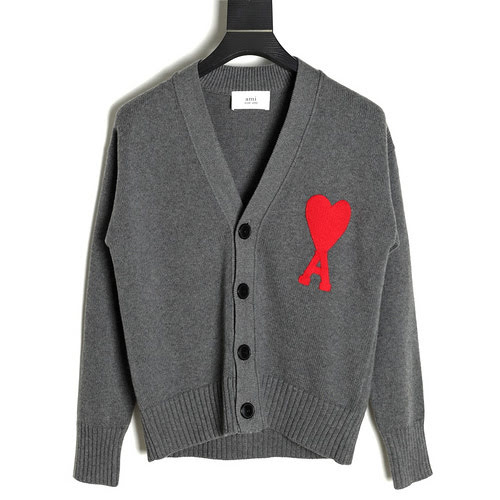 Cardigan maglione ricamato amore AMIRI 21FW