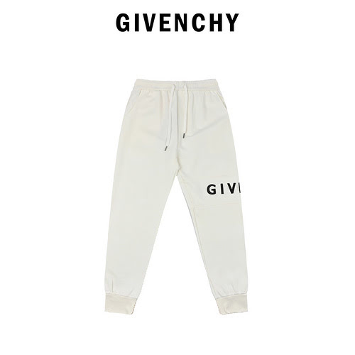 GVCGivenchy pantaloni sportivi in ​​spugna casual autunnali e invernali con lettere ricamate classic