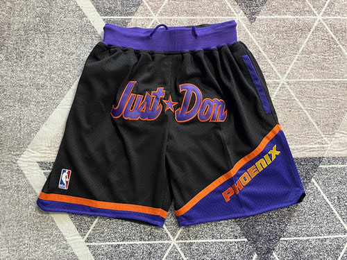 Pantaloni neri retrò Sun, versione con tasca, pantaloncini da basket