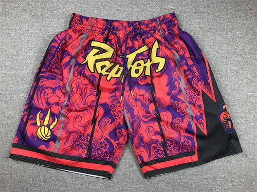 Pantaloni da basket in edizione limitata Raptors Red Year of the Tiger in edizione tascabile