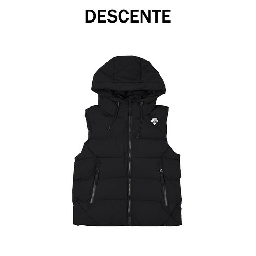 Gilet classico con cappuccio in piumino Descente