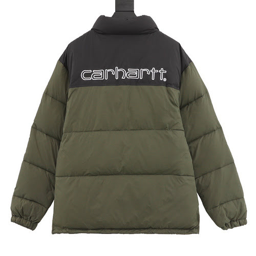 Piumino Carhartt WIP semplice con colletto rialzato color block