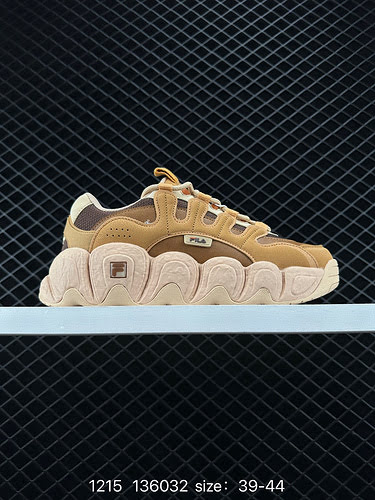 6 Fila Croissant Bread Shoes Series Dad Style Increased Retro Neutral Casual Sports Jogging Shoes#Up
