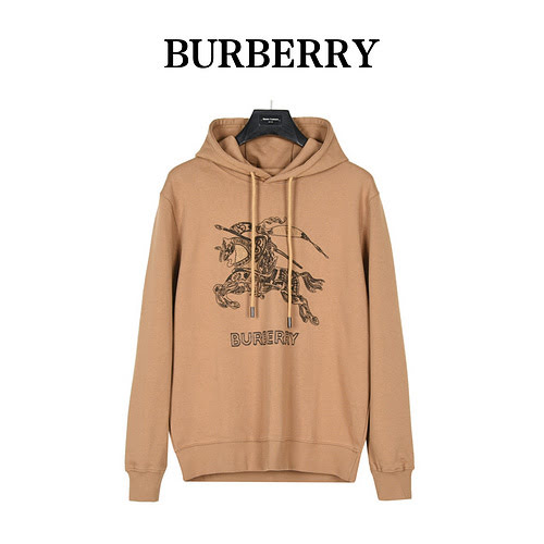 BRBFelpa con cappuccio con logo War Horse ricamato di Burberry 23Fw