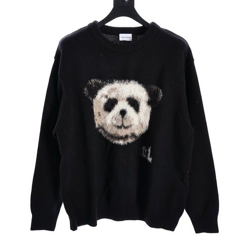 CL 23Fw maglione girocollo jacquard panda