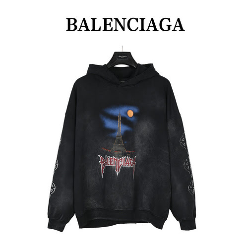 Felpa con cappuccio BLCGBalenciaga 23Fw reverse tower