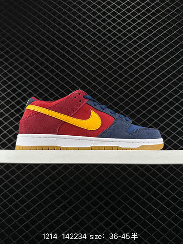 7 Le scarpe da skateboard sportive casual Nike SB Dunk Low serie lowtop sono realizzate in materiale