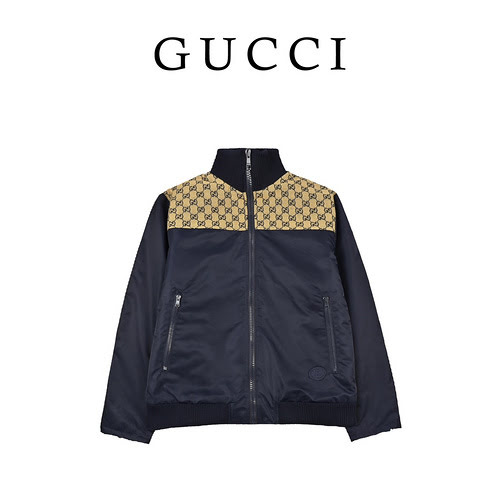 Nuova giacca Gcci Gucci in cotone color block